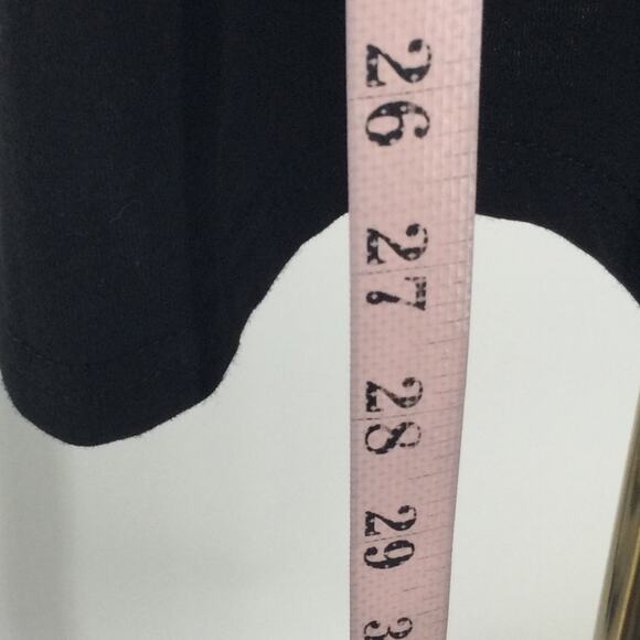 BLOOMCHIC 14-16 1X Plus Black Chiffon Patchwork Puff Sleeve T shirt NWT B88 - Picture 5 of 9